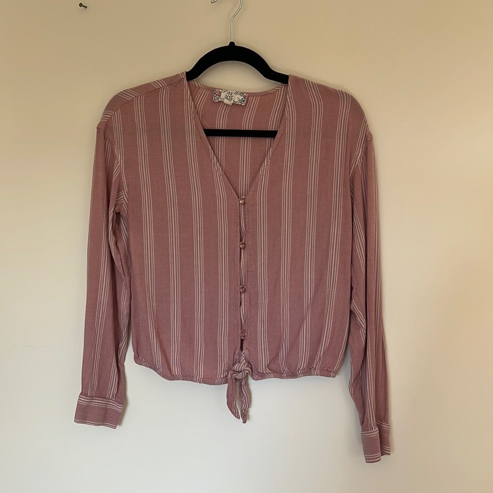 Pink Long Sleeve Women’s Shirt